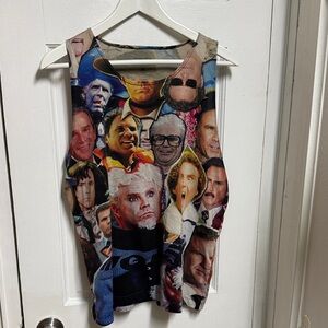 Men's Multicolor Graphic Tank Top